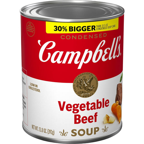 Campbell'sÂ® Condensed Vegetable Beef Soup, 13.8 oz Can