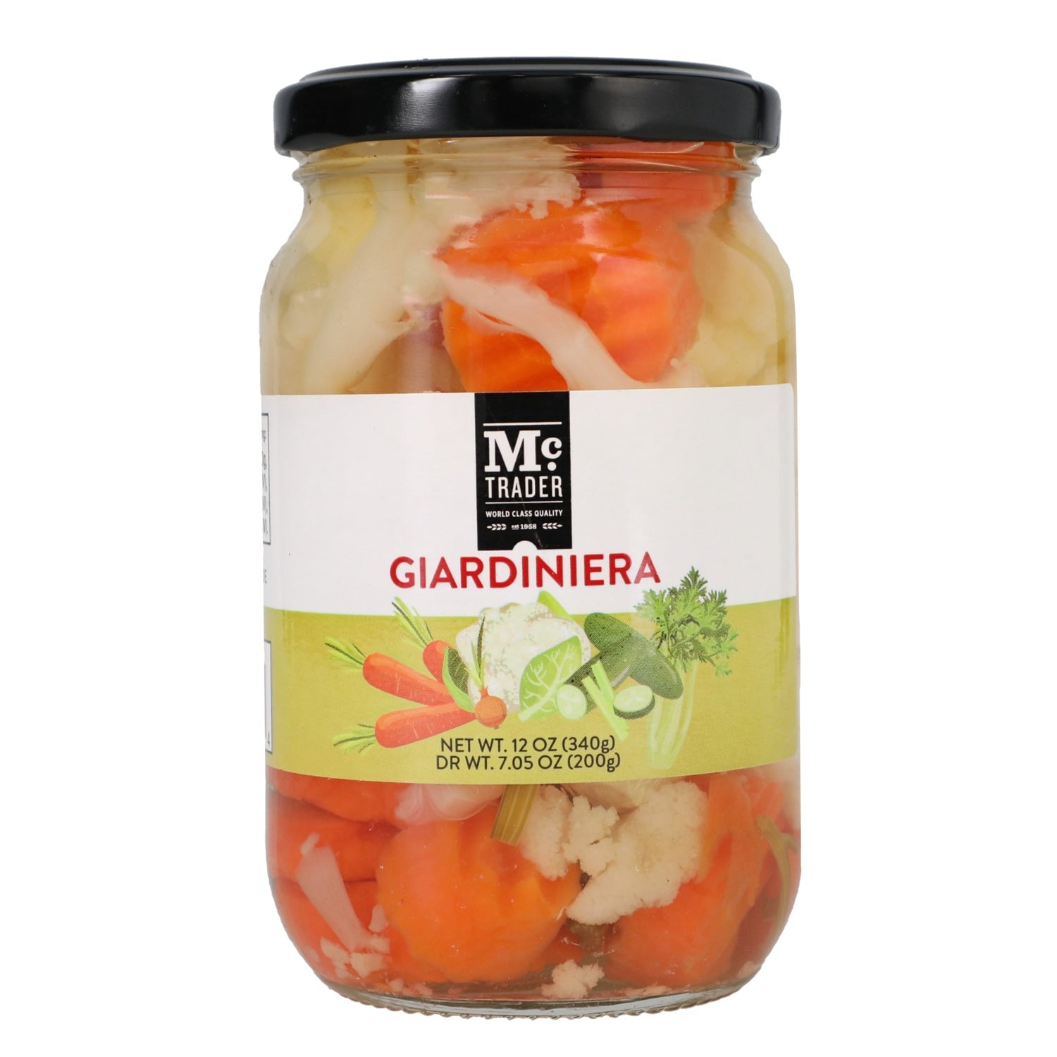 Mc Trader Giardiniera Medley, 12-oz. Jar
