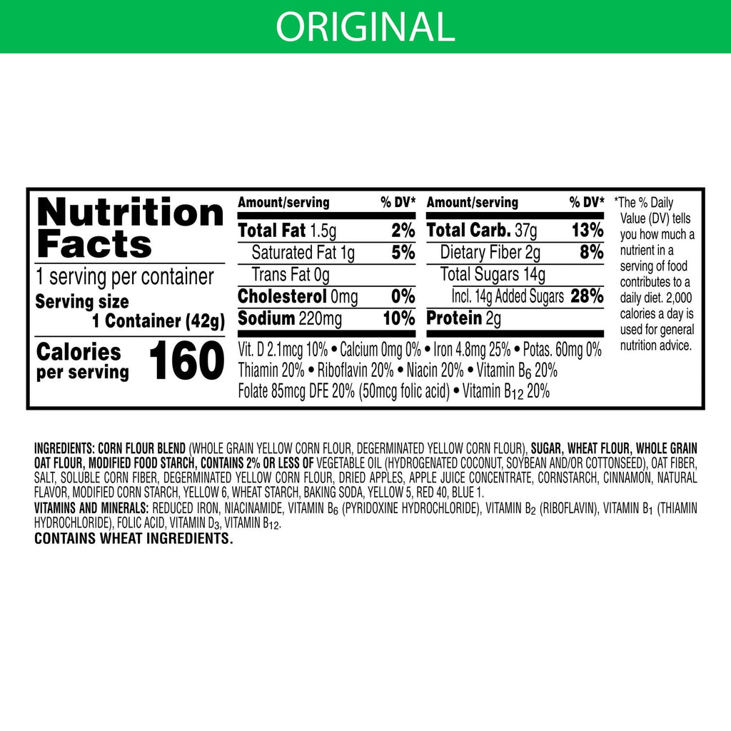 Kellogg's Original Apple Jacks Cereal Cup, 1-ct.