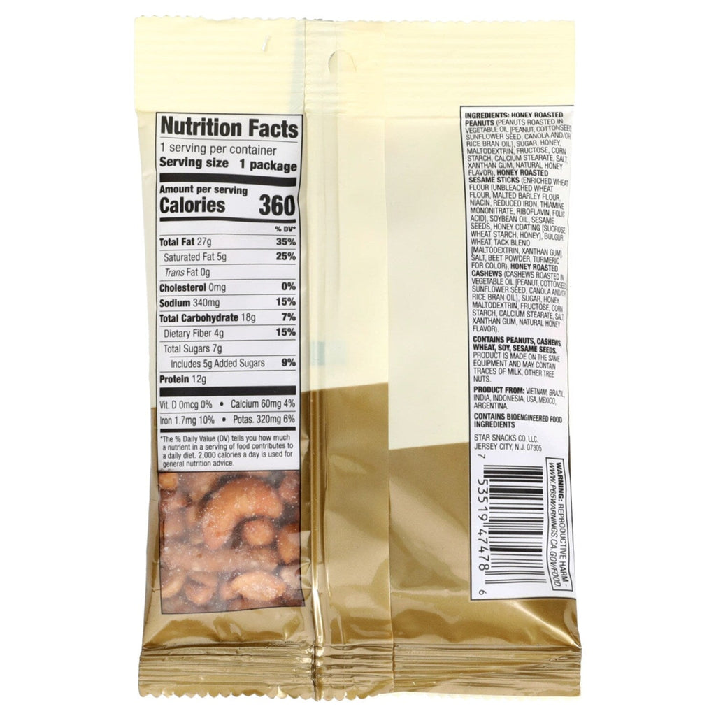 Imperial Nuts Honey Roasted Snack Mix With Cashews, 1-ct.
