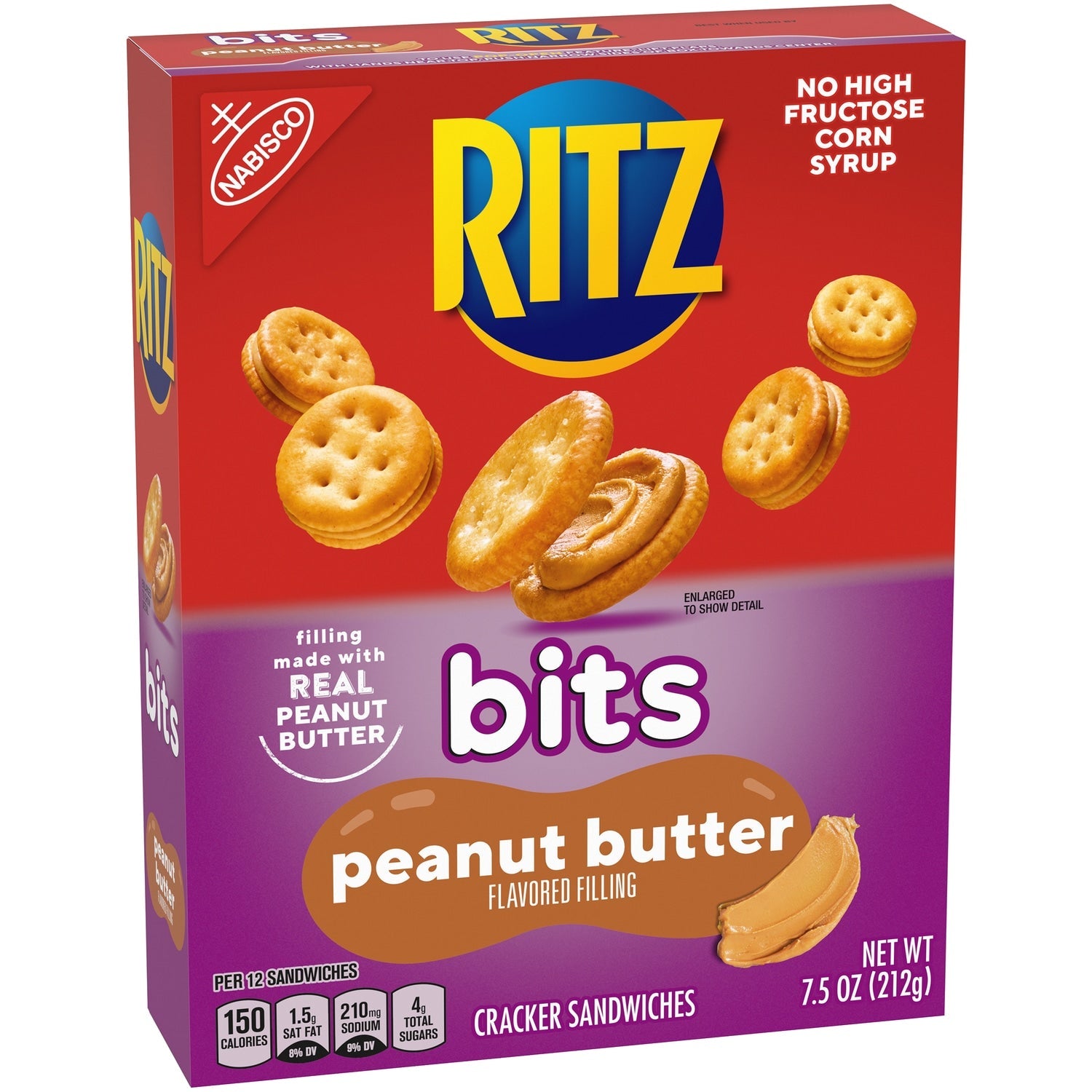 Nabisco Ritz Bits Peanut Butter Cracker Sandwiches, 7.5 oz.