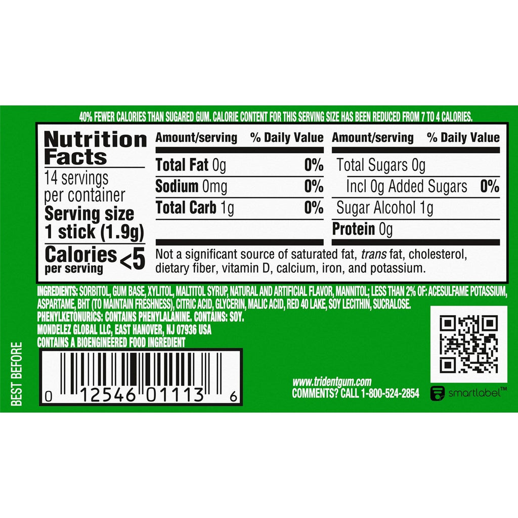 Trident Sugar Free Gum - Watermelon Twist, 14-pc. Packs