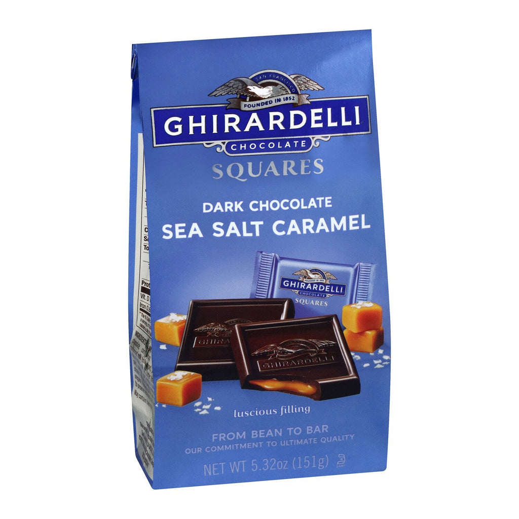 Ghirardelli Dark Chocolate and Sea Salt Caramel Squares, 1-ct.