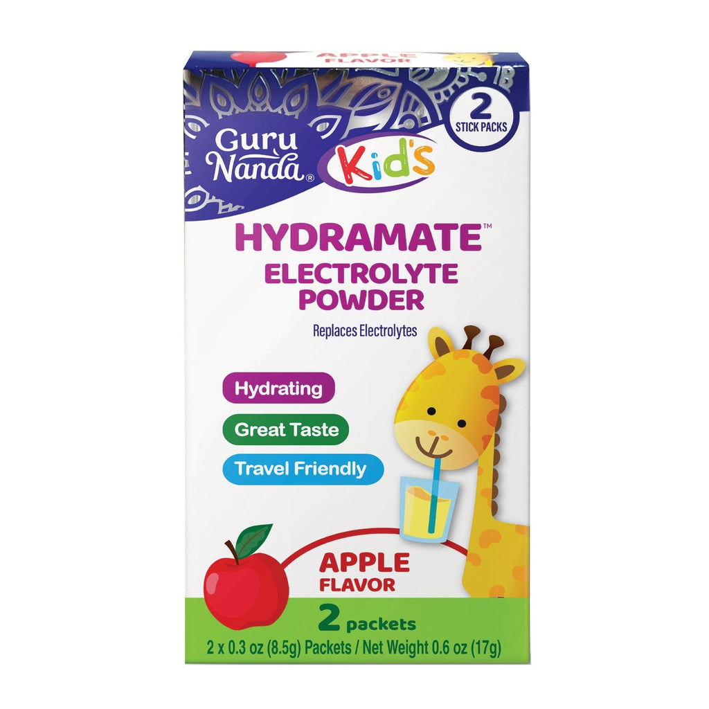 GuruNanda Hydramate Kids Electrolyte Powder, 2-pc Pack.