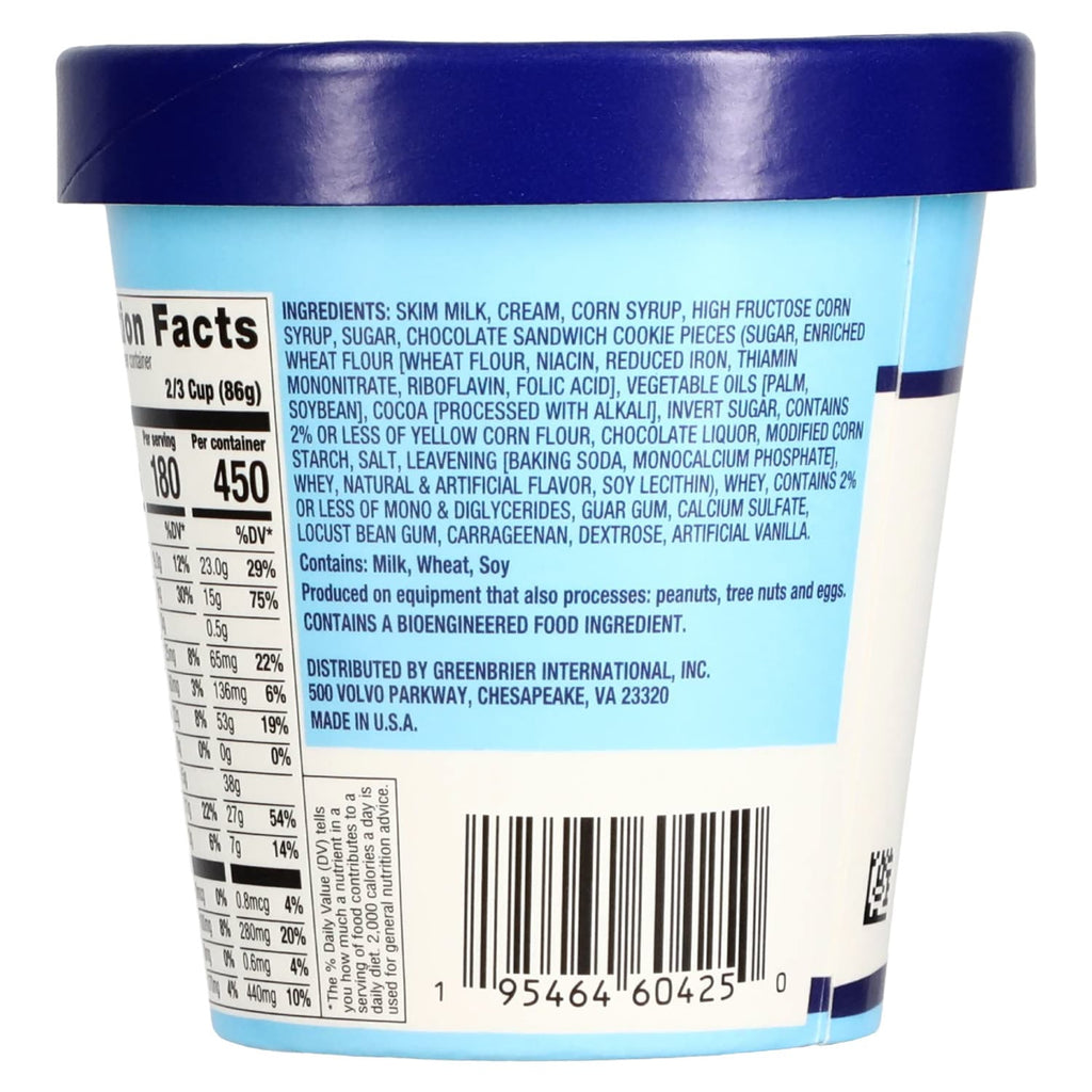 Cookies &amp; Cream Ice Cream, 14-oz.