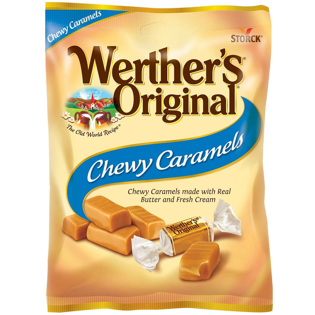 Werther's Original Chewy Caramel Candies, 2.4 oz. Bags