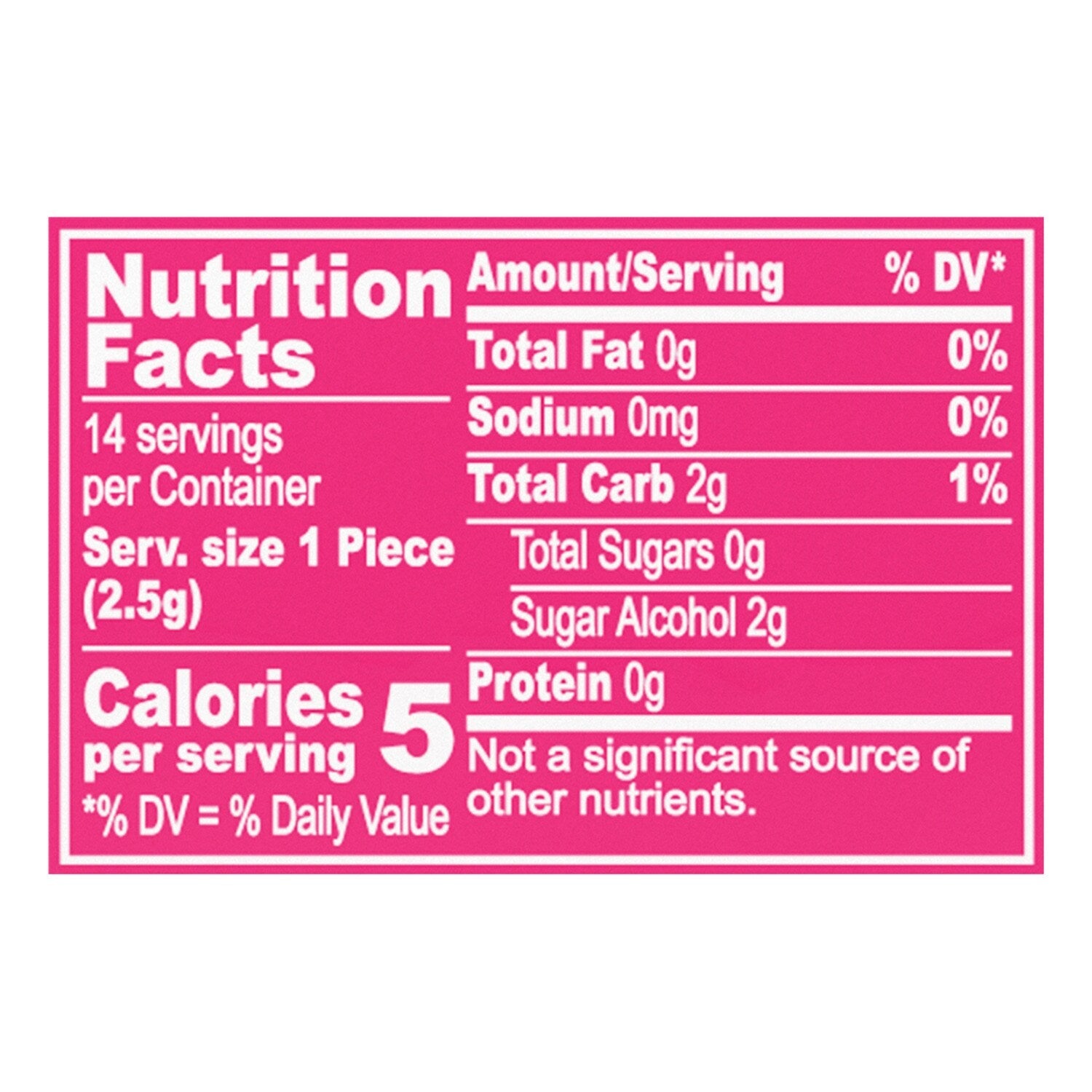 Airheads Raspberry Lemonade Gum, 14-pc Pack.