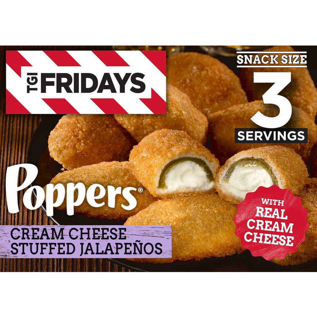 T.G.I. Fridays Frozen Cream Cheese Stuffed Jalapeno Poppers, 8 oz.