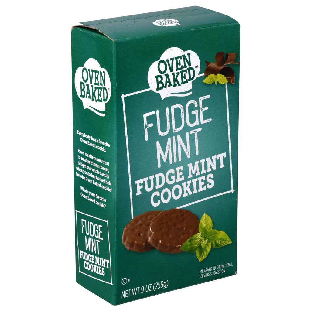 Oven Baked Fudge Mint Cookies, 9 oz. Boxes