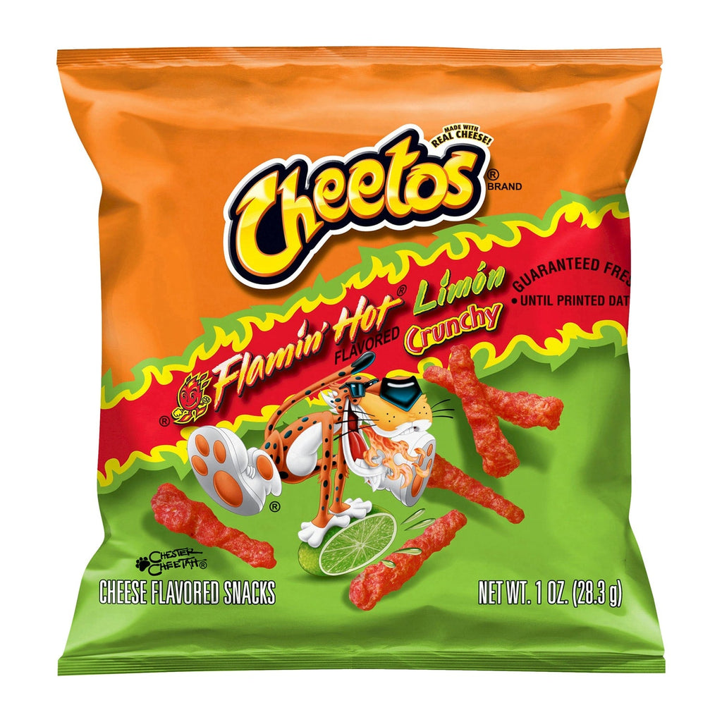 Cheetos Flamin' Hot Limon Cheese Flavored Snack, 1-ct.