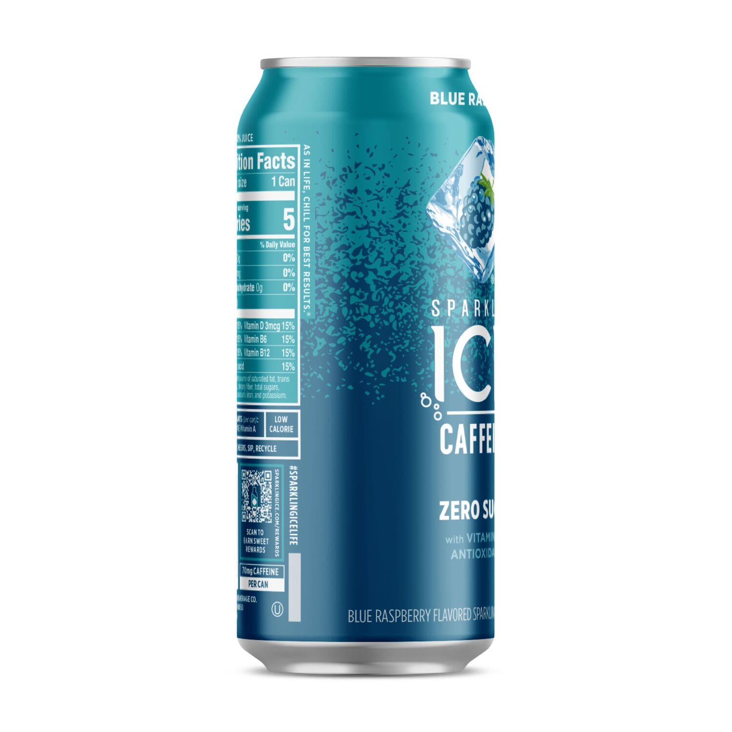 Sparkling Ice ধí½º⧞ Zero Sugar - Blue Raspberry Sparkling Water, 16 oz.