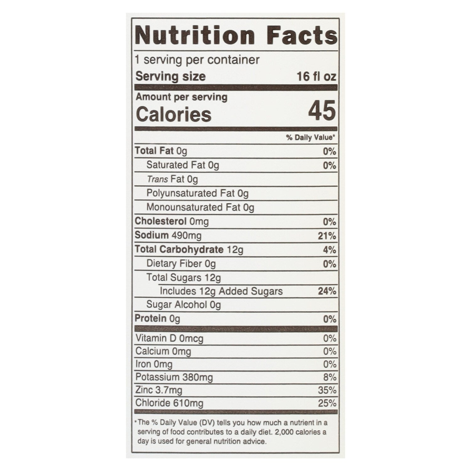 PowerLyte Tropical Fruit Flavored Electrolyte Solution, 1-ct.