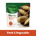 Bibigo Mandu Fully Cooked Extra Large Pork and Vegetable Dumplings, 1-ct.