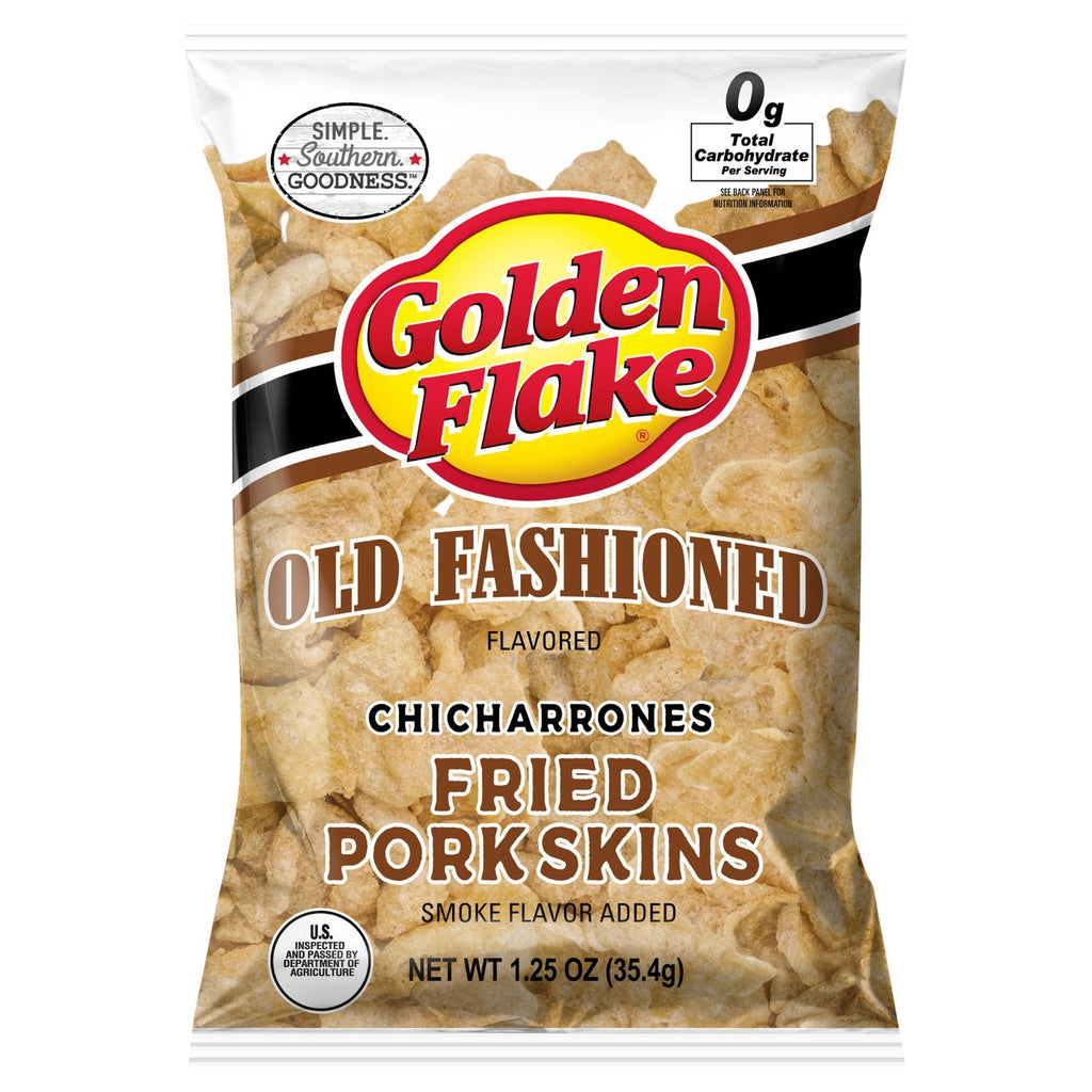 Golden Flake Old Fashioned Fried Pork Skins, 1-ct.