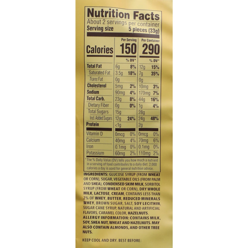 Wertherâs Original Salted Caramel Creme, 2.2-oz. Bag