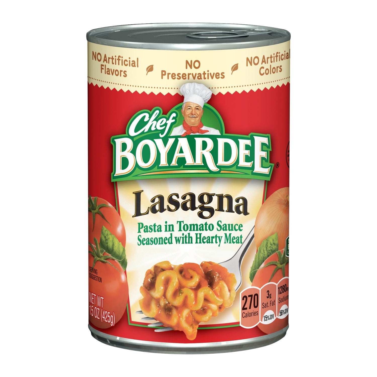 Chef Boyardee Lasagna Pasta In Tomato Sauce, 1-ct.
