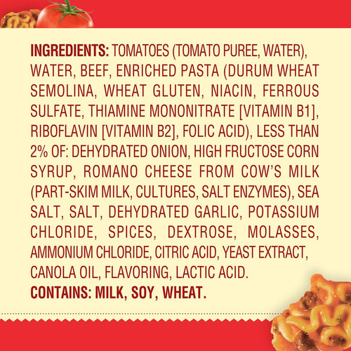 Chef Boyardee Lasagna Pasta In Tomato Sauce, 1-ct.