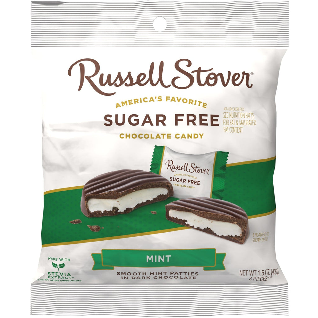 Russell Stover Sugar Free Mint Chocolate Candy, 1-ct.