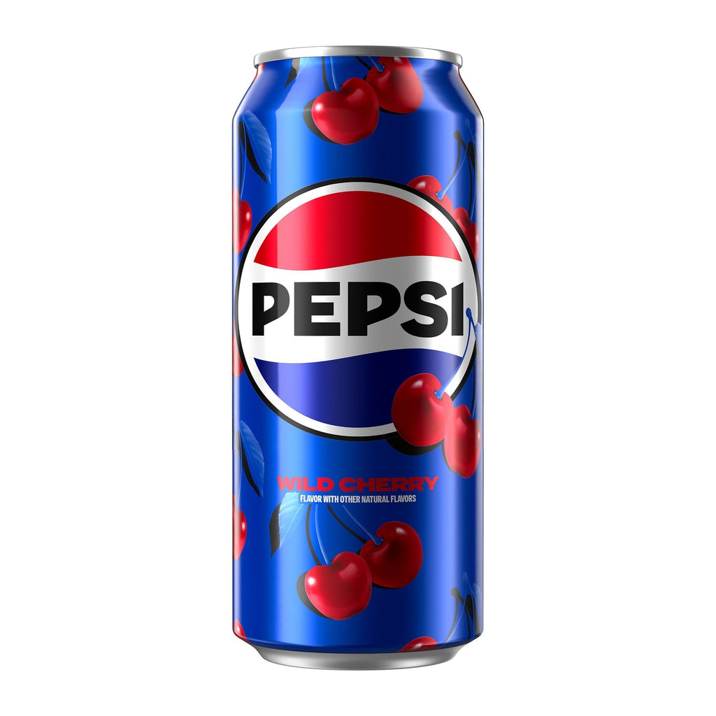 Pepsi Wild Cherry Cola, 16 fl oz. Can