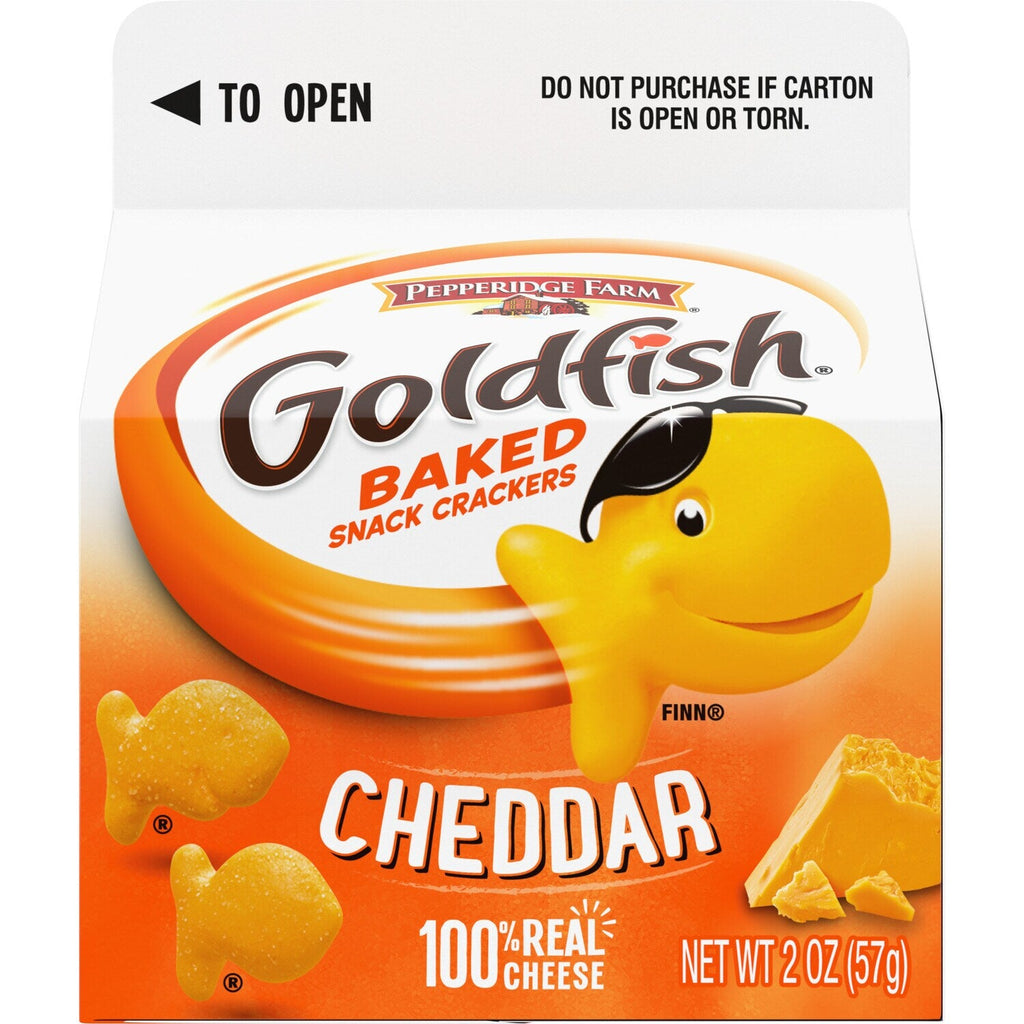 Pepperidge Farm Goldfish Cheddar Cheese Crackers, 2-oz. Cartons