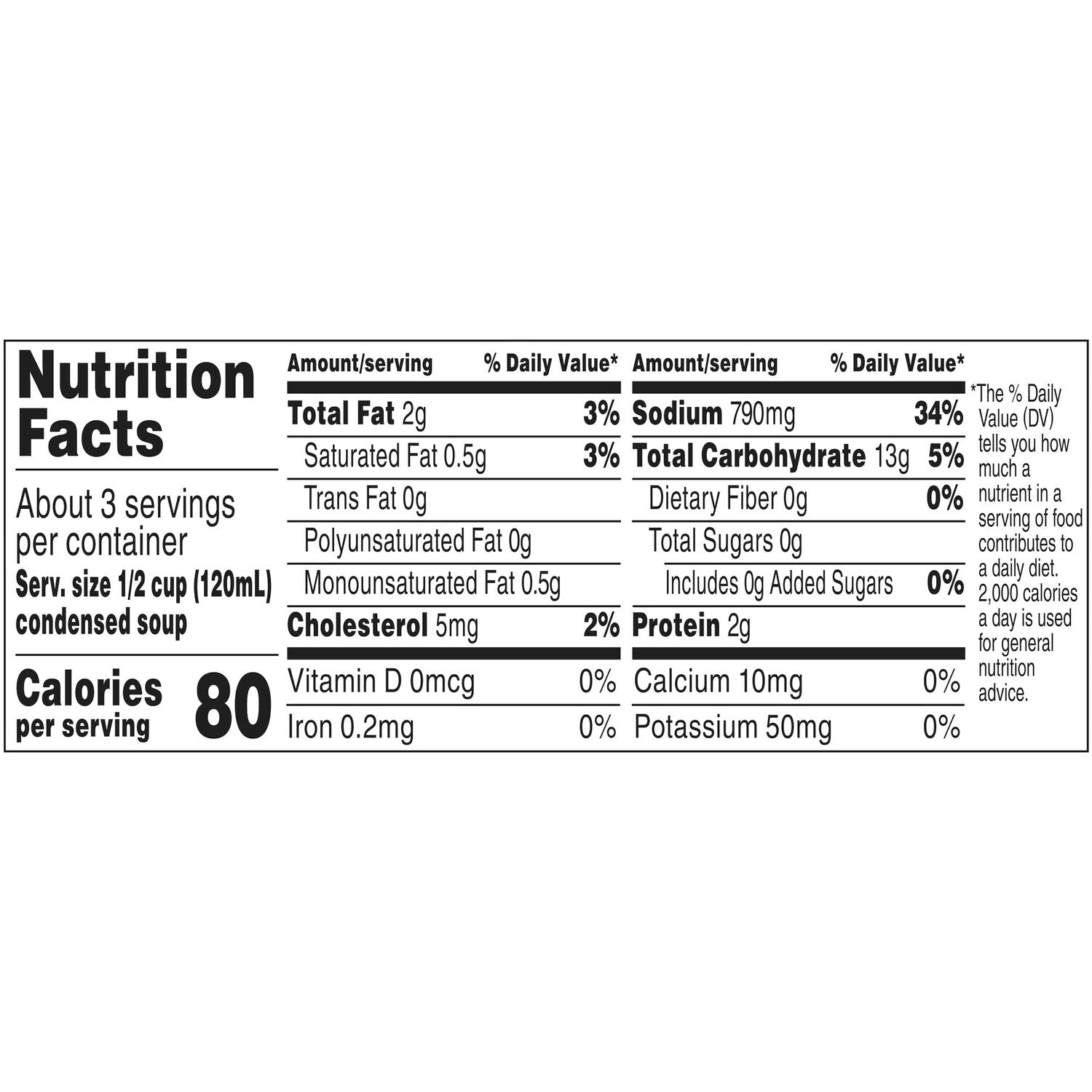 Campbellâs Condensed Chicken with Rice Soup, 13.8-oz. Cans
