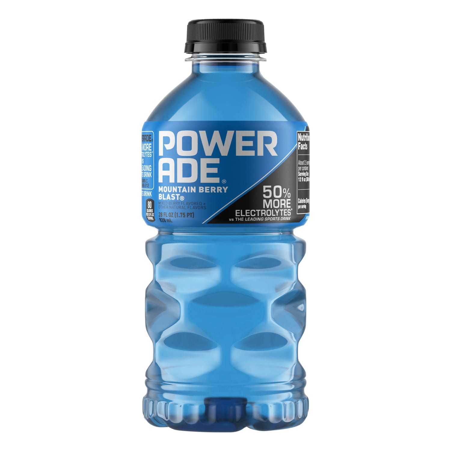 Powerade Mountain Berry Blast Flavored Electrolyte Drink, 1-ct.
