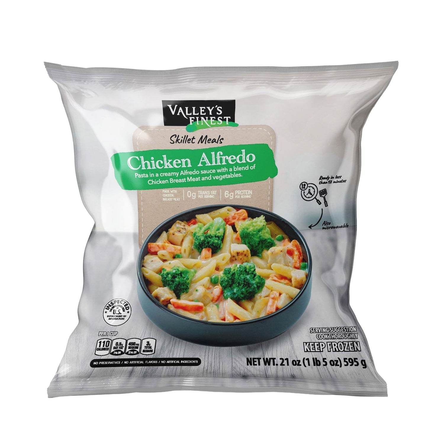 Valley's Finest Chicken Alfredo Pasta, 1-ct.