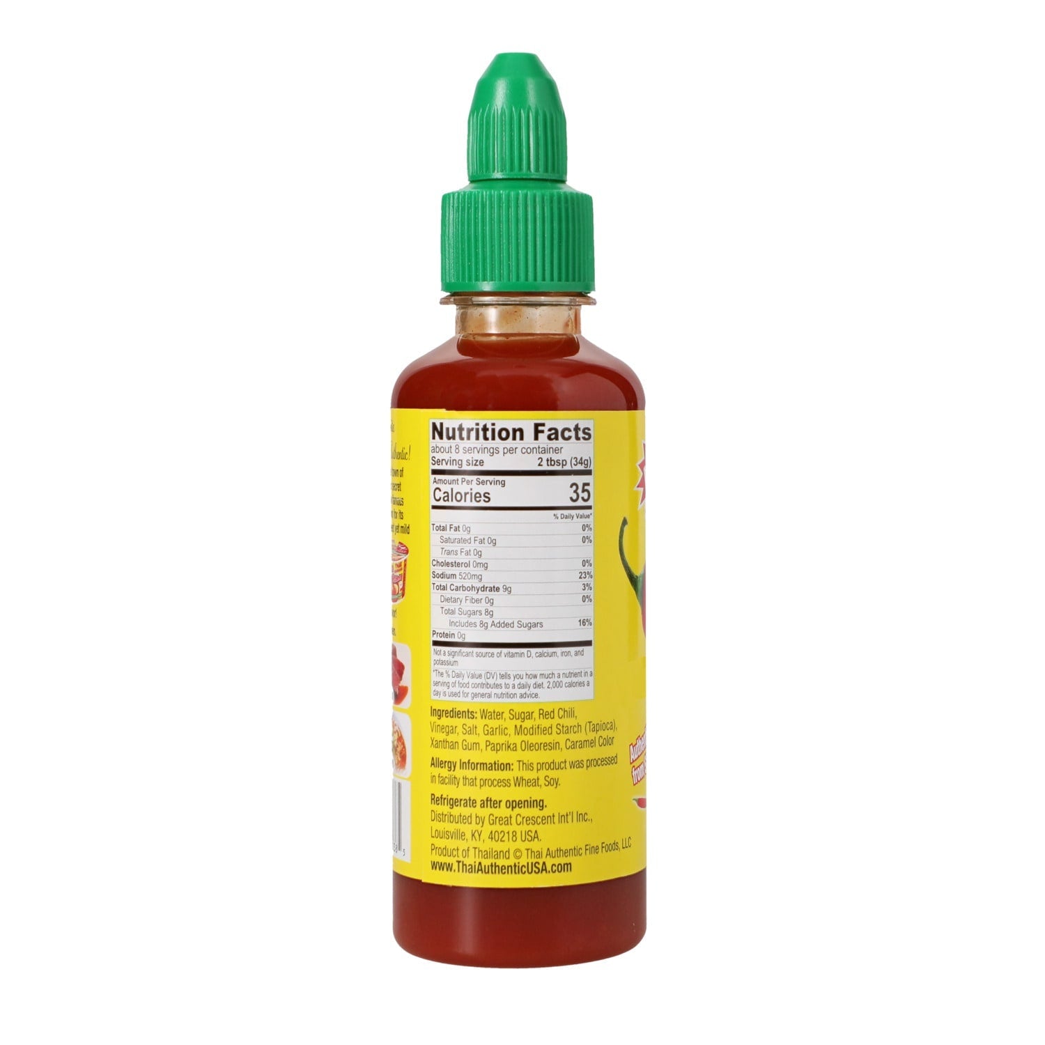 Thai Authentic Sriracha Chili Sauce, 9.88-oz. Bottles