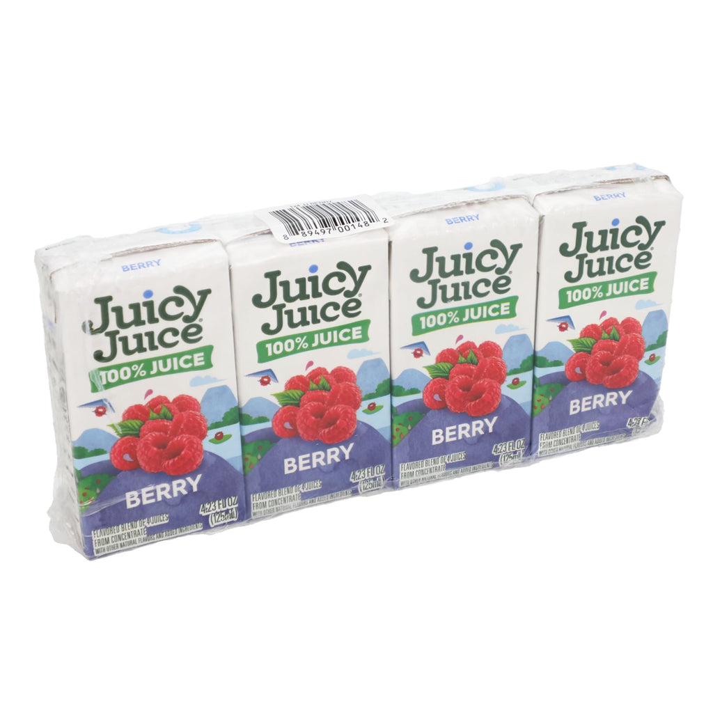 Juicy Juice Berry Flavored Drink, 4-pc Pack.
