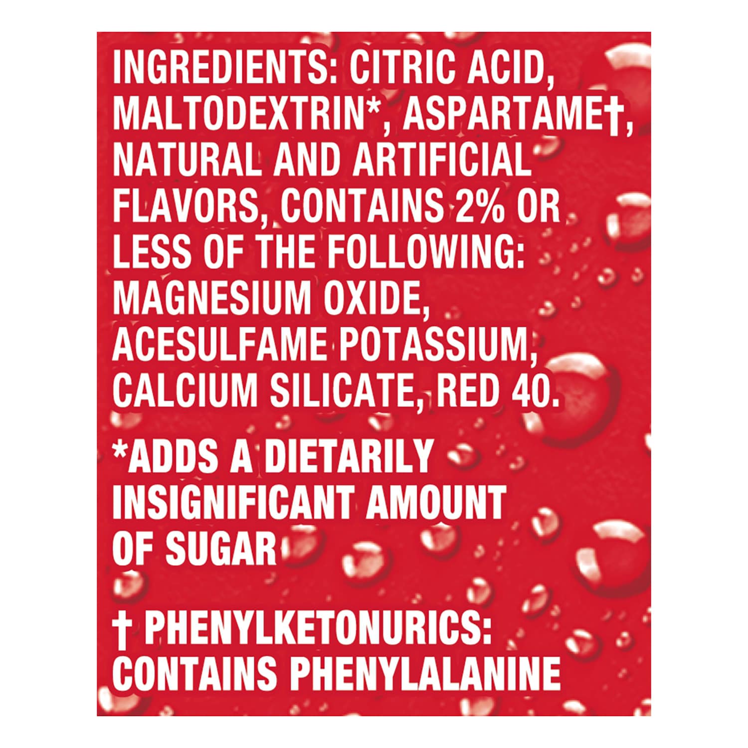 Sunkist Strawberry Zero Sugar Drink Mix, 6-pc Pack.