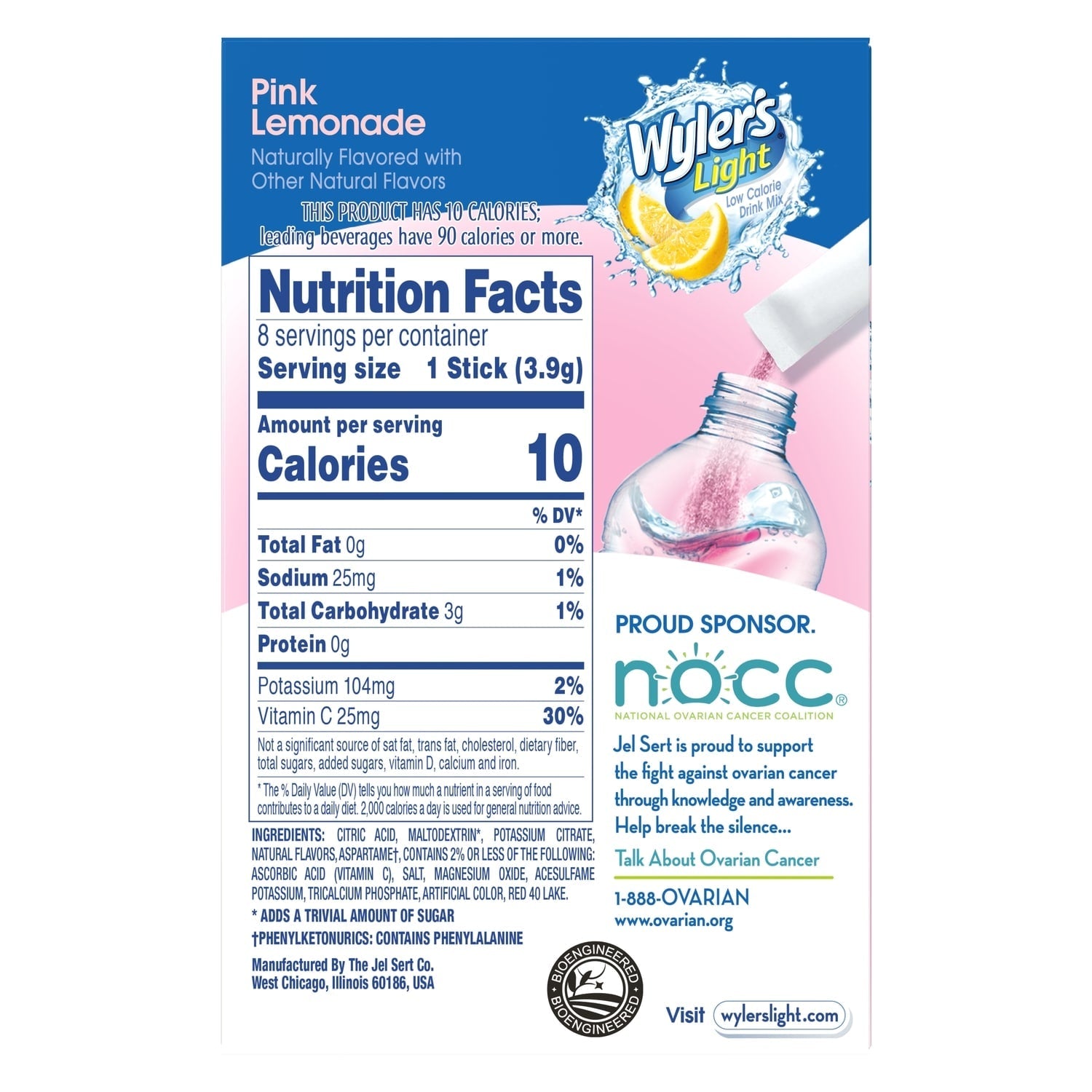 Wyler's Light Pink Lemonade Singles-To-Go, 1.09-oz. Boxes
