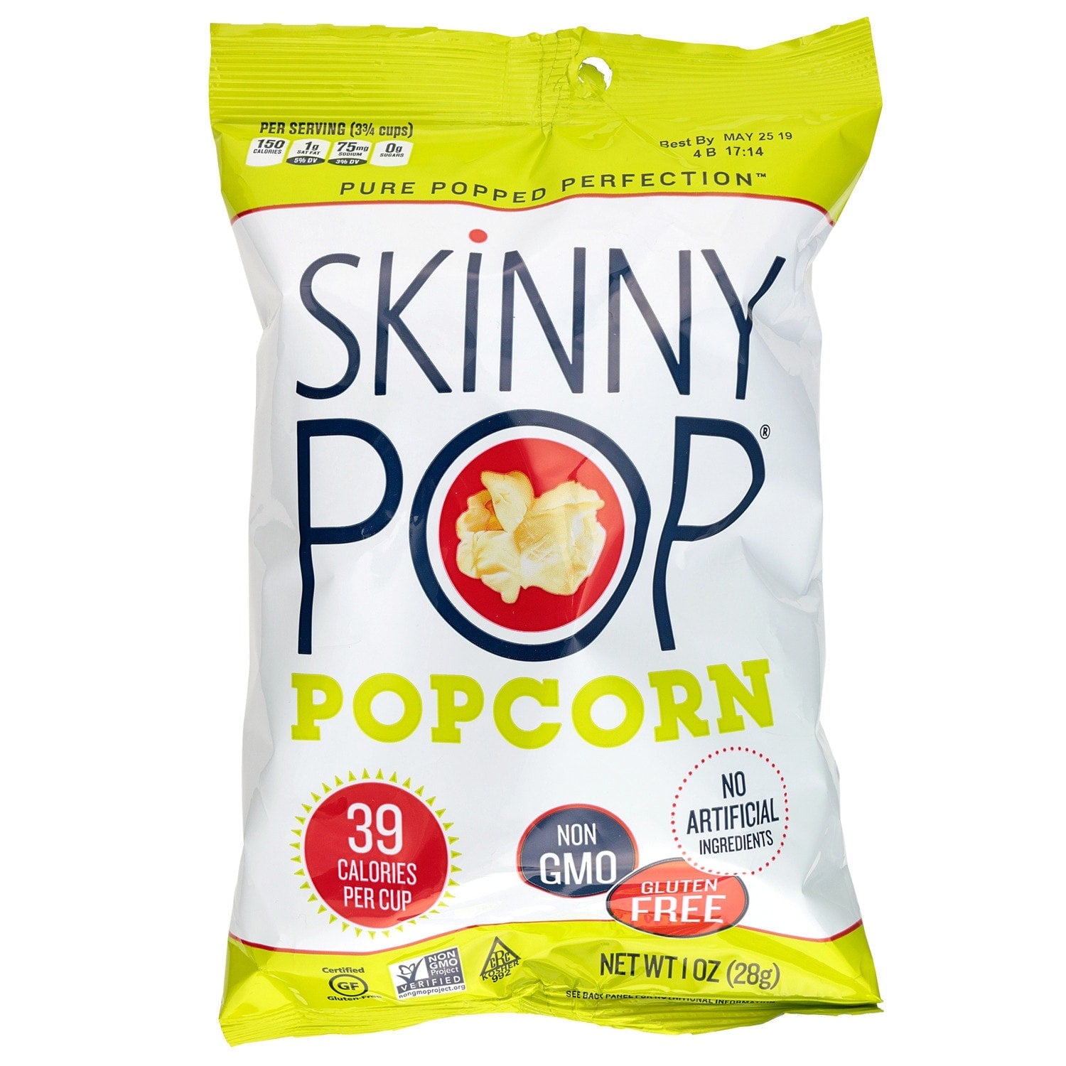SkinnyPop Gluten-free Popcorn, 1-ct.