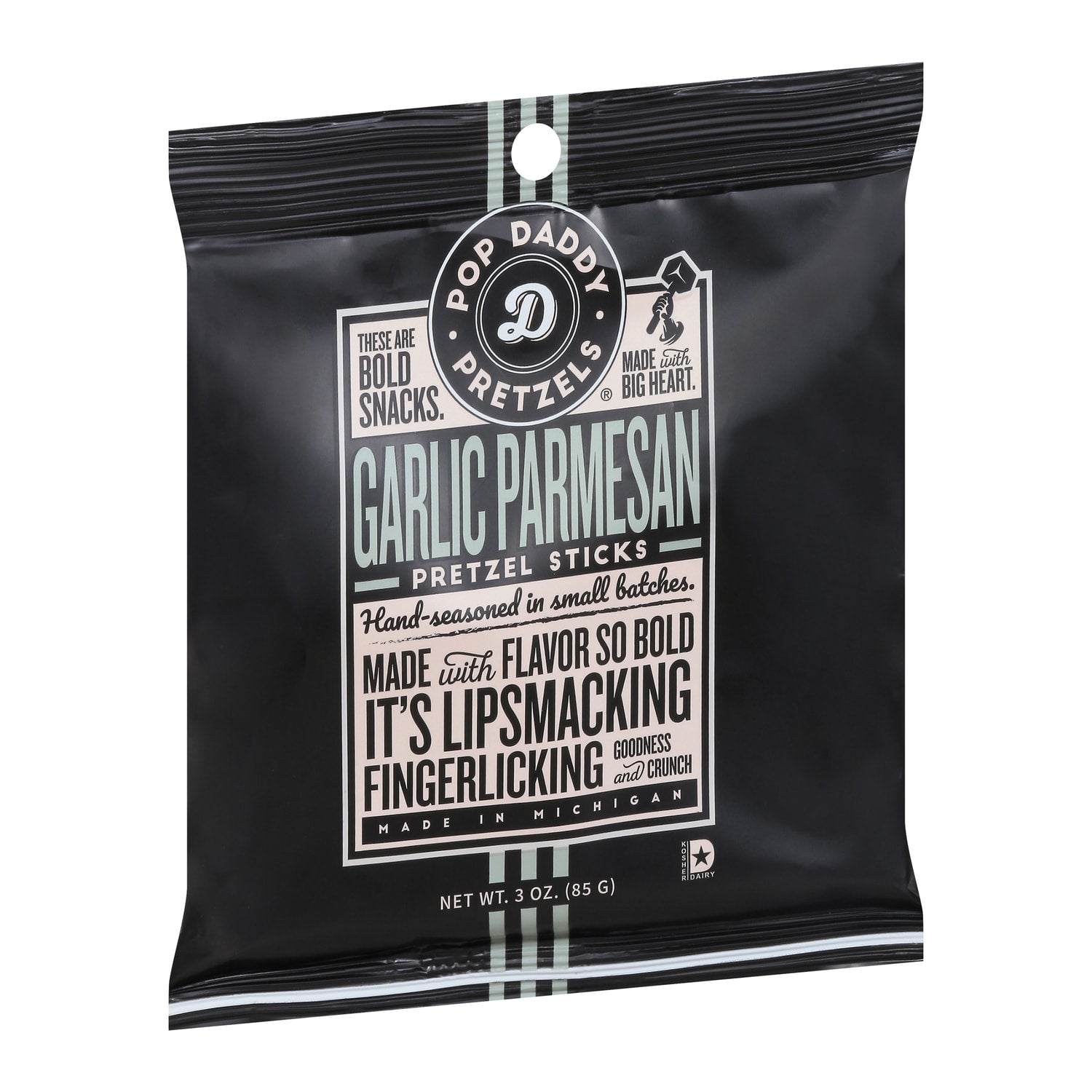Pop Daddy Garlic Parmesan Pretzel Sticks, 1-ct.