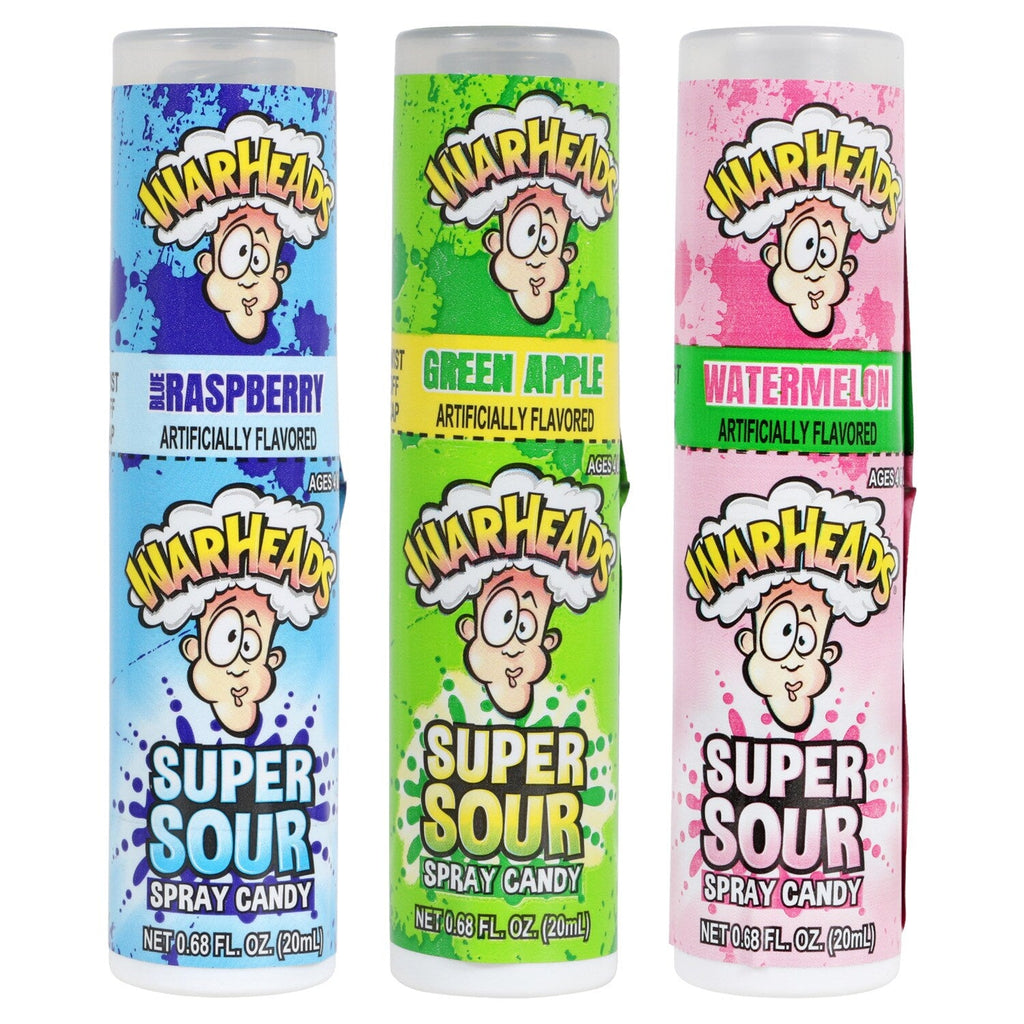 Warheads Super Sour Candy Spray, 0.68 fl oz Spray Bottles