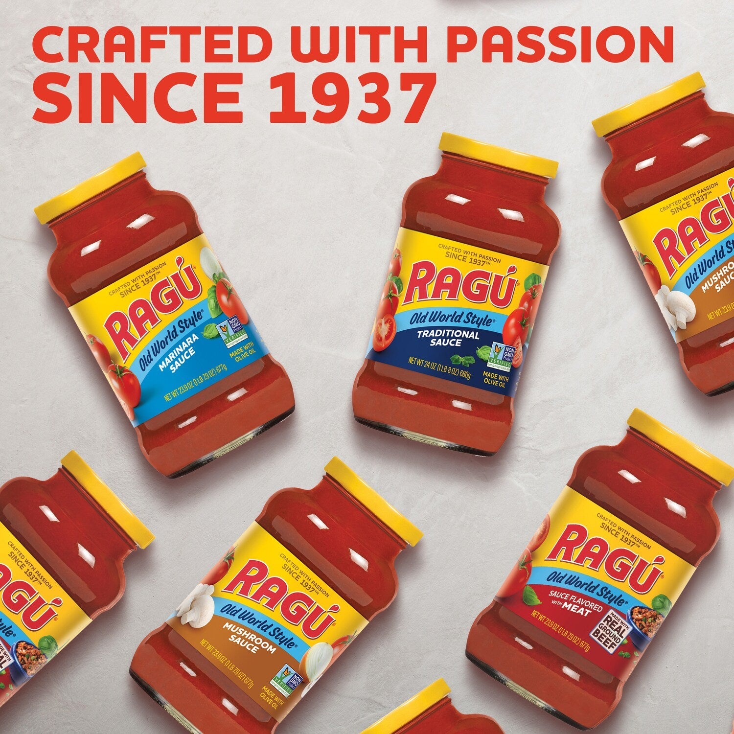 Ragu Old World Style Sauce Flavored with Meat, 24 oz
