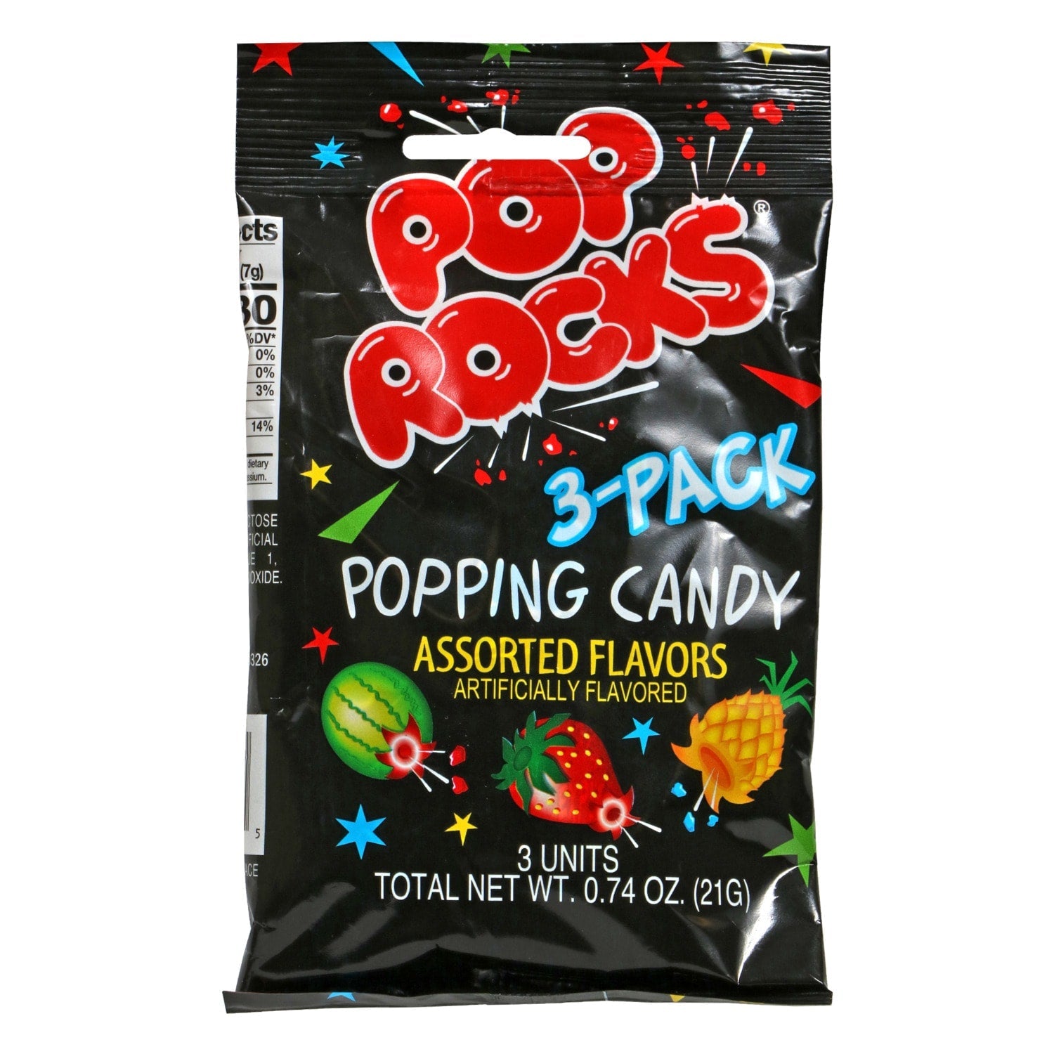 Pop Rocks Sugar Candy, 3-ct. Packs