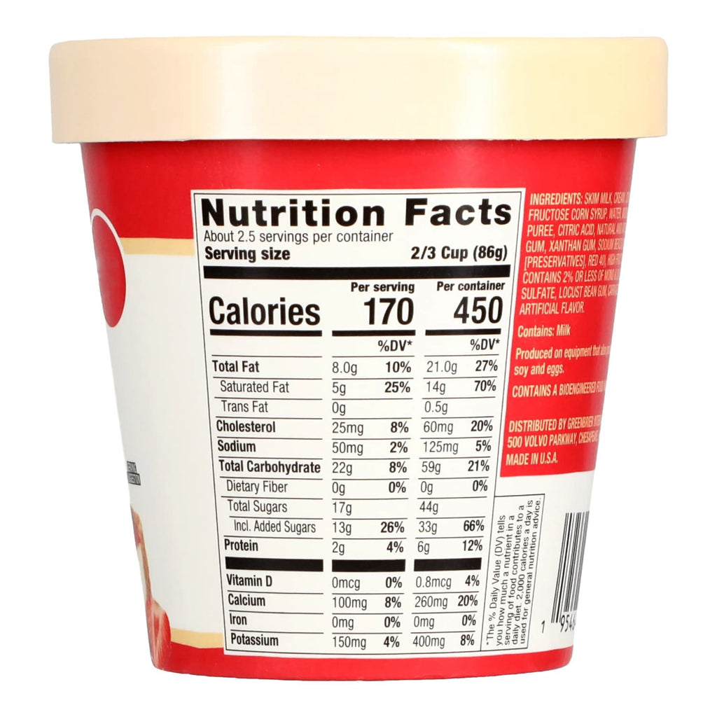 Founder's Street Strawberry cheesecake Ice Cream, 1-ct.