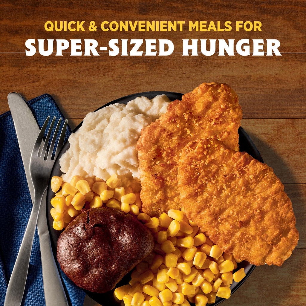 Hungry-Man Boneless Fried Chicken, 27g Protein Per Serving, Frozen Meal, 16 oz