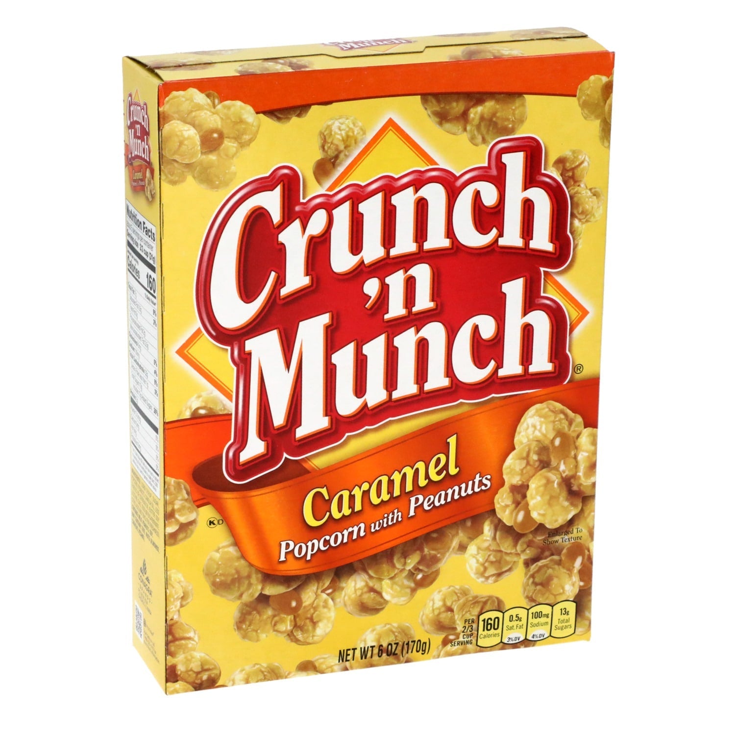 Conagra Brands Crunch 'n Munch Caramel Popcorn with Peanuts, 6 oz.