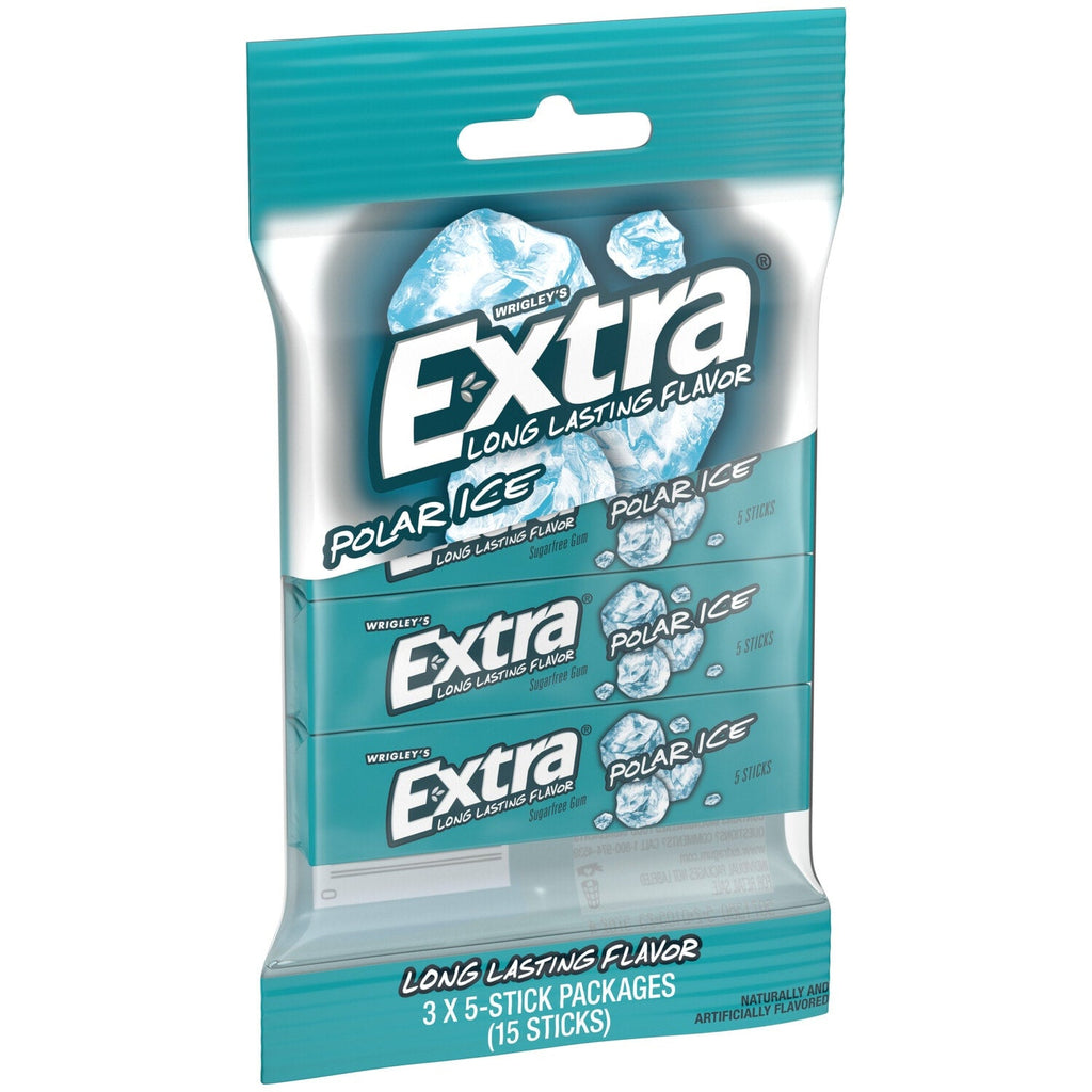 Wrigley's Extra Polar Ice Chewing Gum, 3-pc Pack.
