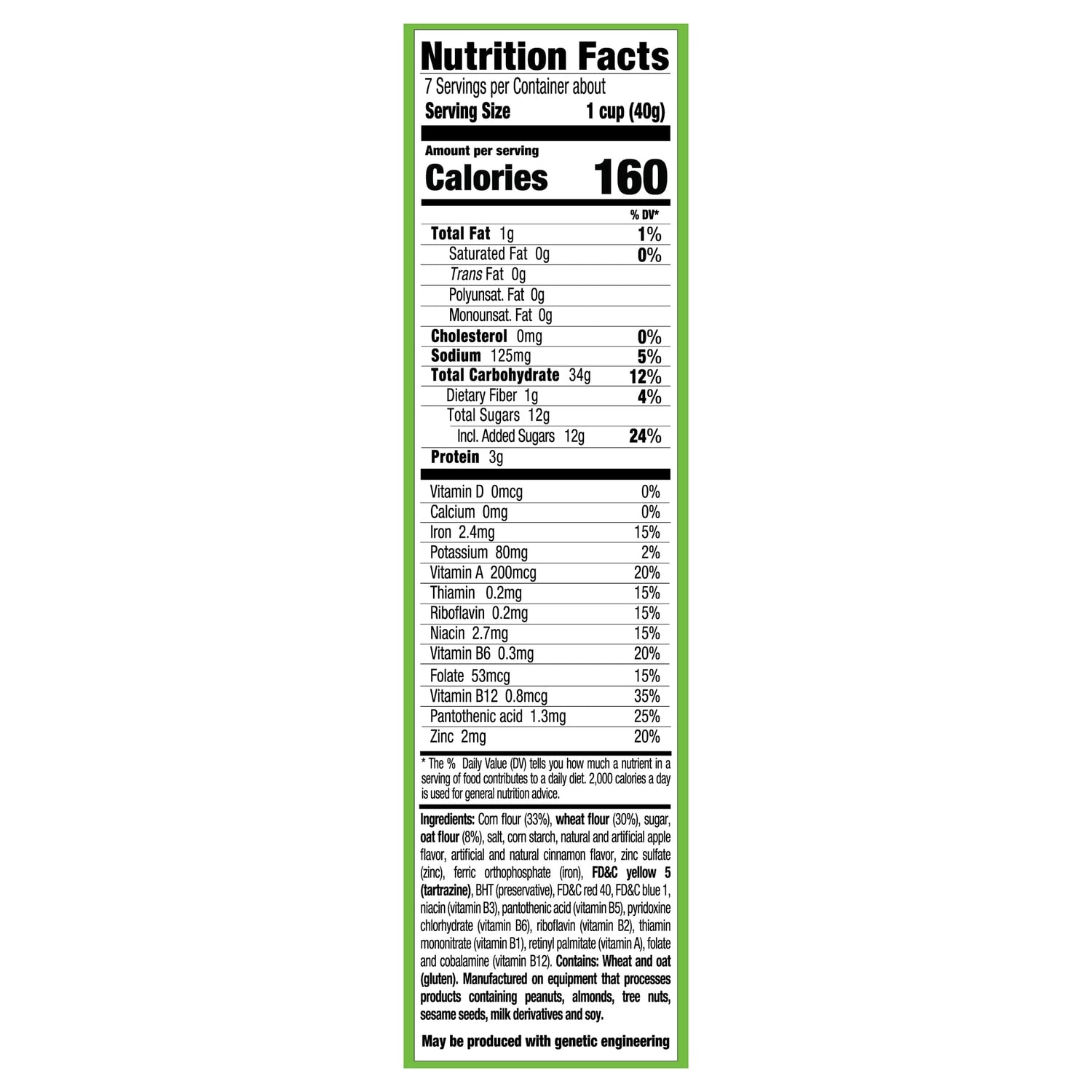 GF Brands Apple Bits Cereal, 1-ct.