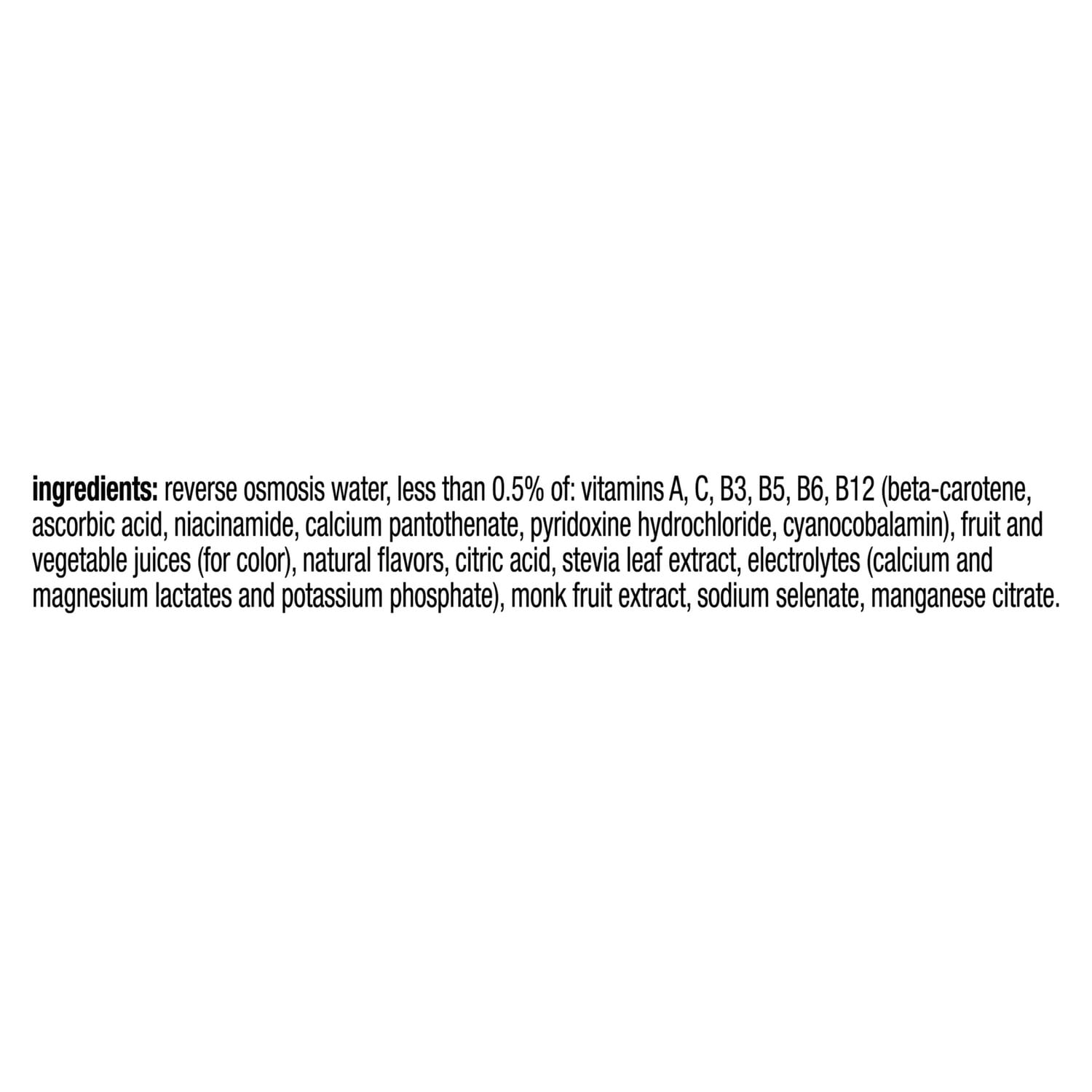 Glaceau Zero Sugar Vitamin Water, 1-ct.