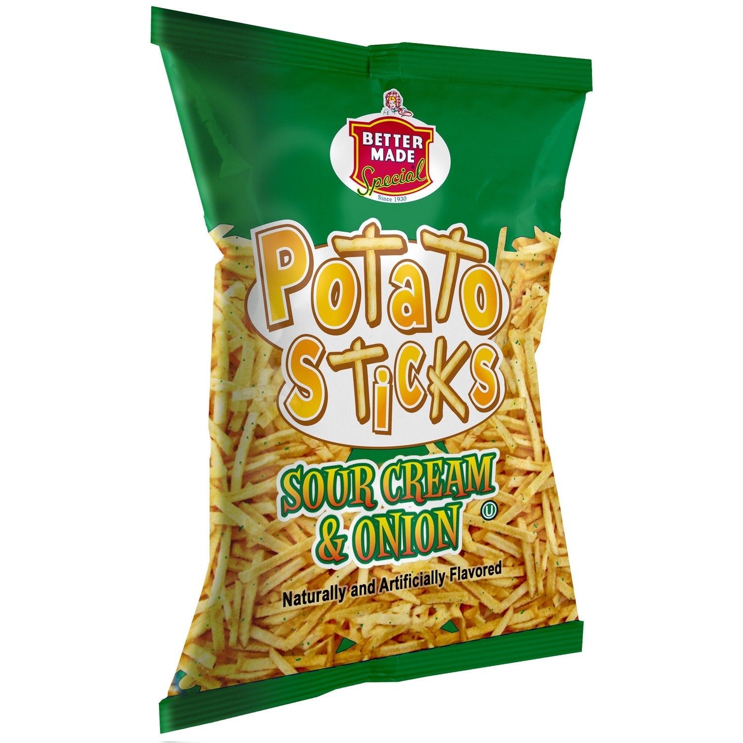 Better Made Sour Cream &amp; Onion Potato Sticks, 3-oz.