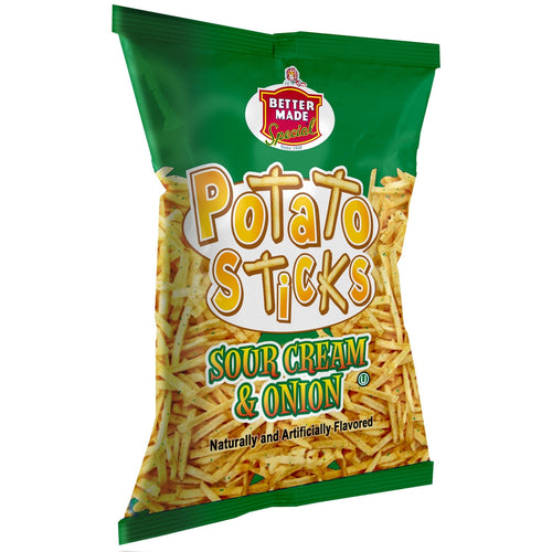 Better Made Sour Cream &amp; Onion Potato Sticks, 3-oz.