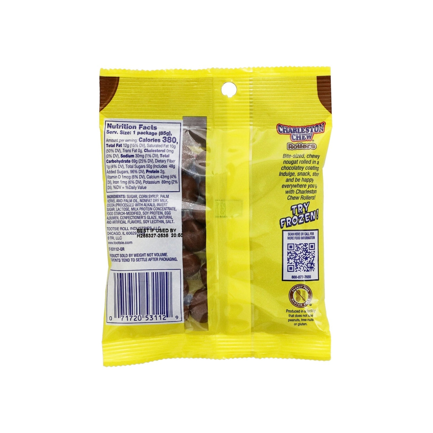 Charleston Chew Vanilla Flavored Rollers, 1-ct.