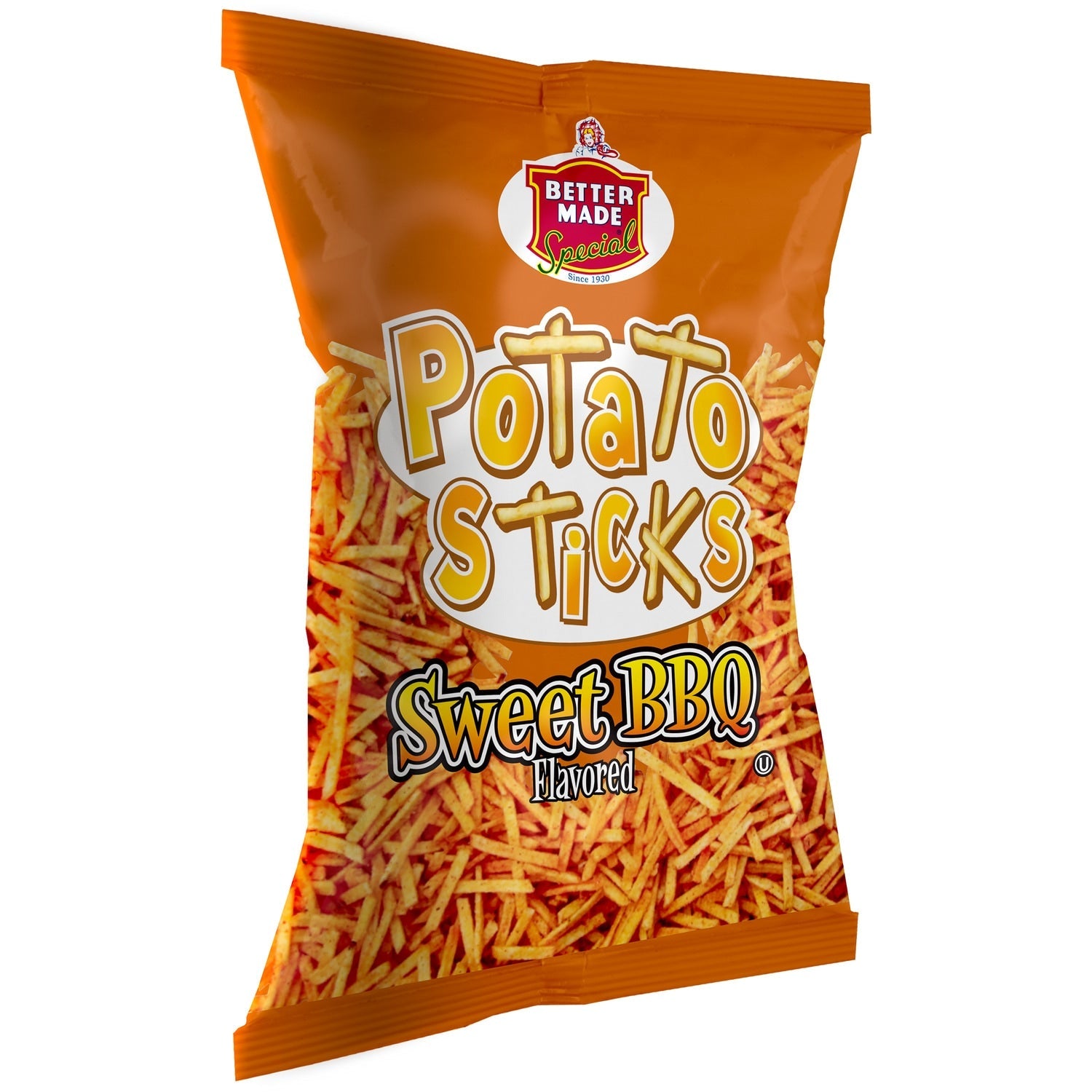 Better Made Potato Sticks Sweet BBQ, 3-oz.