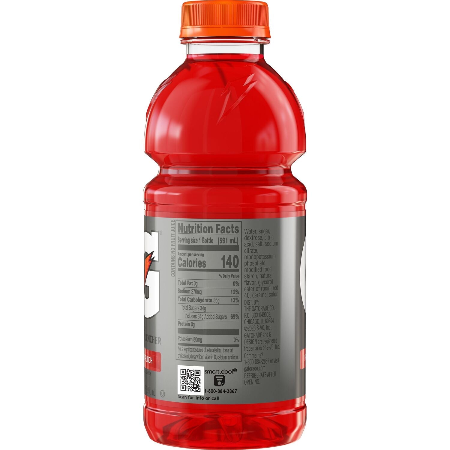 Gatorade Thirst Quencher Fruit Punch Flavored Sports Drink, 1-ct.