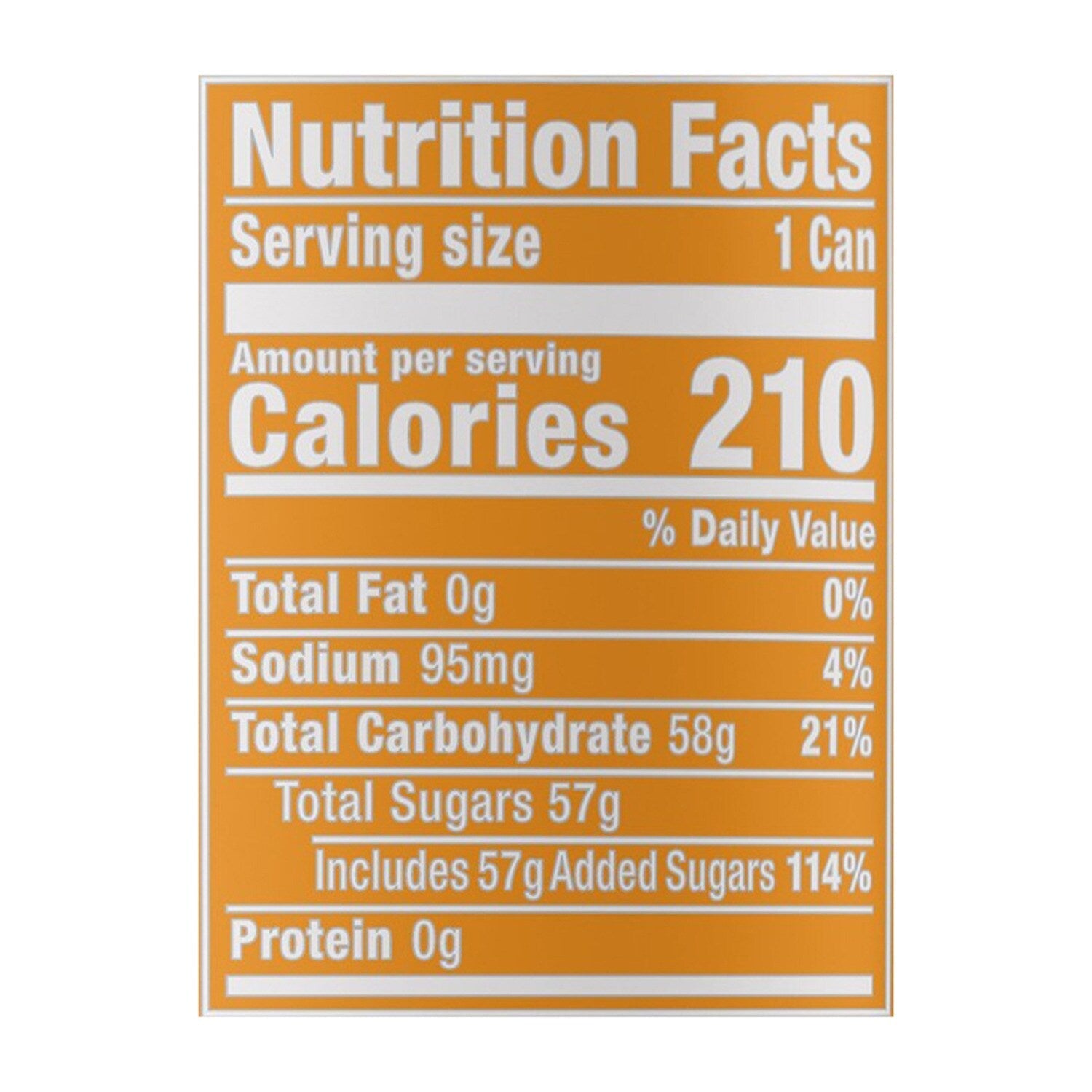 Crush Orange Soda Can, 1-ct.