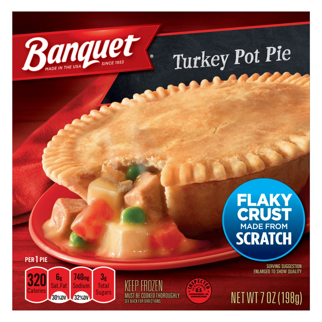 Banquet Turkey Pot Pies, 7 oz.