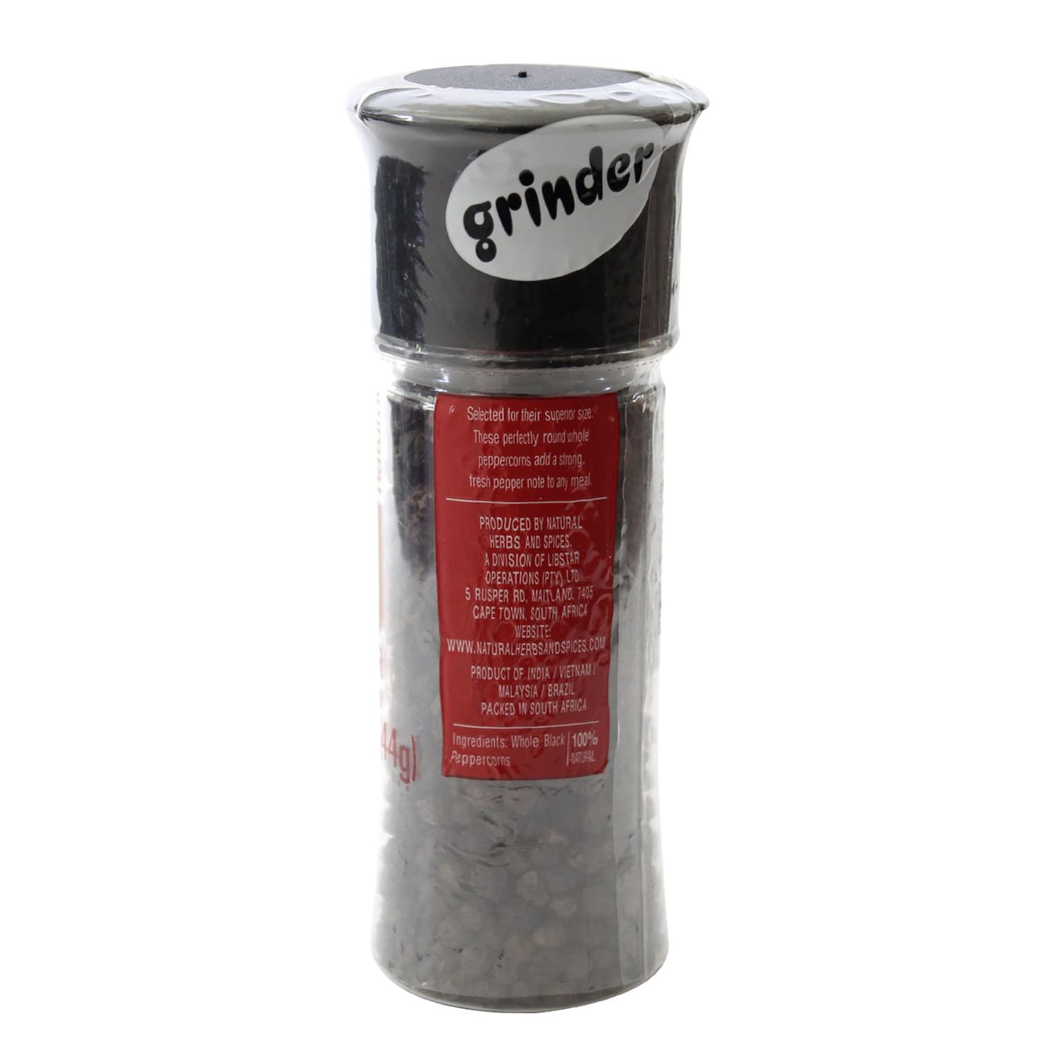 Black Peppercorn Grinders, 1.5-oz.